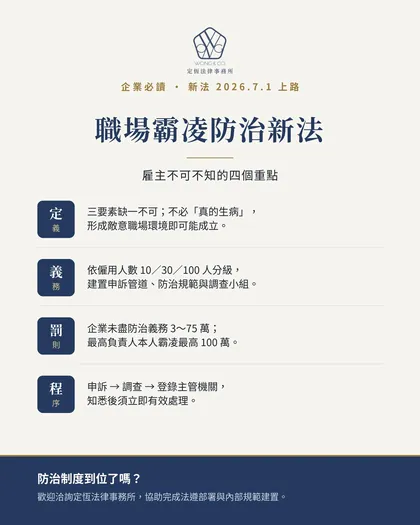 文章預覽：7月1日職場霸凌新制上路，你以為只是不能罵員工？